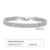 Minimalist Mesh Strap Bracelet for Women,Stainless Steel Chain Bracelets,Classic Charm Jewelry Gifts