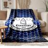Everton Soft and comfortable flannel Suitable for sofas living rooms outdoor camping travel and also makes a great anniversary gift