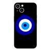 Black tpu Case For Huawei P30 Lite P30 Pro P40 LITE E P Smart 2020 Cover Evil Eye Illustration
