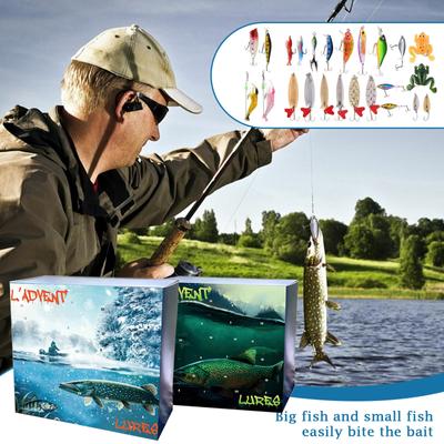 Календарь рыболовных событий, Рыбалка, Уникальный адвент-календарь для рыболовов, адвент-календарь, подходящий для любителей рыбалки