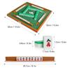 Mini Mahjong Set with Folding Mahjong Table Portable Mah Jong Game Set For Travel Family Leisure