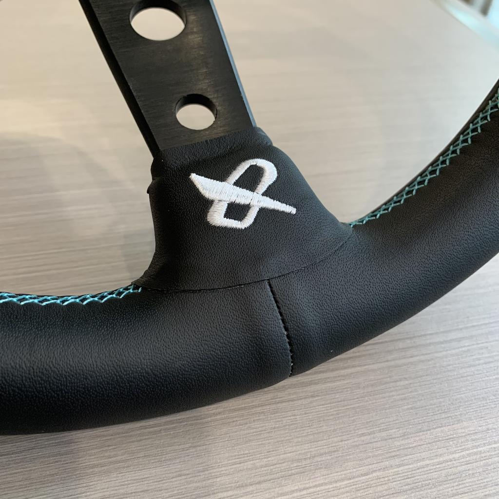 Vertex 320MM Спортивный руль со звездной вышивкой, золотая проводка, универсальный модифицированный руль с Forever
