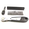 Mountain Bike Ratchet Wrench Set Bicycle Spanner Repair Tool with Allen Key Hex Torx Wrench Bit