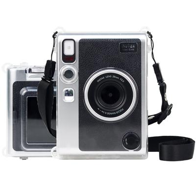 Защитный чехол Crystal Shell с ремешком для FUJIFILM Instax mini EVO (прозрачный)