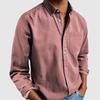 Designer Spring Summer Men's Casual Cotton Linen Solid Color Long Sleeve Shirts Loose Shirts