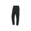Li Ning CBA Series Professional Basketball Solid Color Warm Knit Sports Pants Unisex Pants Black AKLT893-1