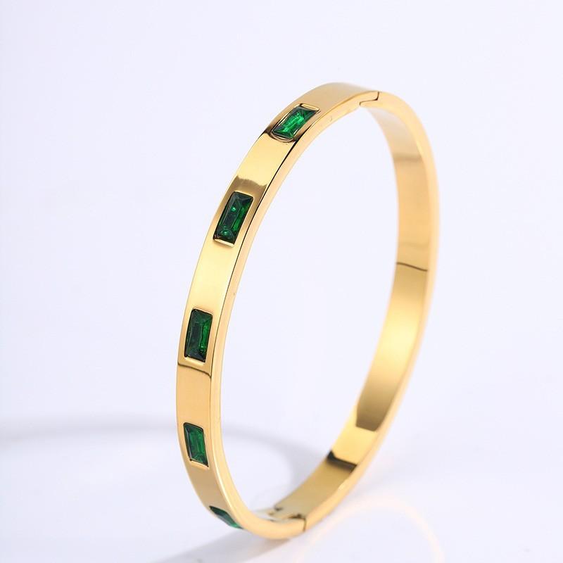 Premium Trendy Geometric Curve Stainless Steel Bangle Elegant Accessory Perfect for Parties Trendy Certified Bracelet