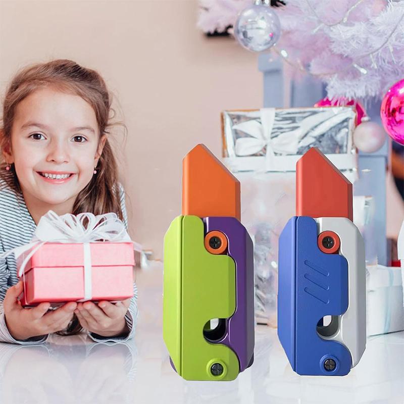 3D-печать гравитационного ножа, детская декомпрессионная карта, маленький нож для редиса, мини-модель игрушки, 3D пластиковый нож-морковь, игрушка в подарок