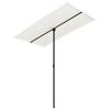 VidaXL Garden Parasol with Aluminum Pole, Patio Sunshade, Sun Shelter, Outdoor Terrace Parasol, 47329