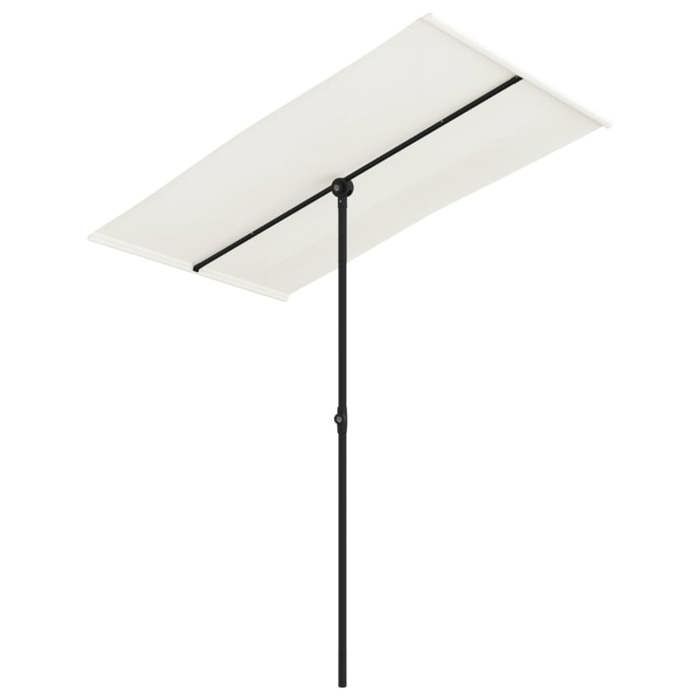 VidaXL Garden Parasol with Aluminum Pole, Patio Sunshade, Sun Shelter, Outdoor Terrace Parasol, 47329