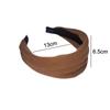 Vintage Solid Soft Hairband For Women Girls Sweet Headband Simple Hair Hoop Temperament Hair Band  Hair Accessories