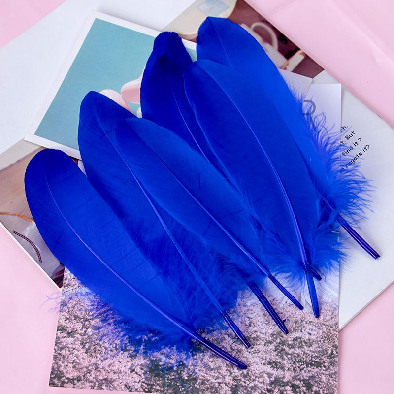 15-20cm Natural Goose Feather Multicolor Plumas for Handicraft Dream Catcher Swan Feather for Home Party  Jewelry Decoration