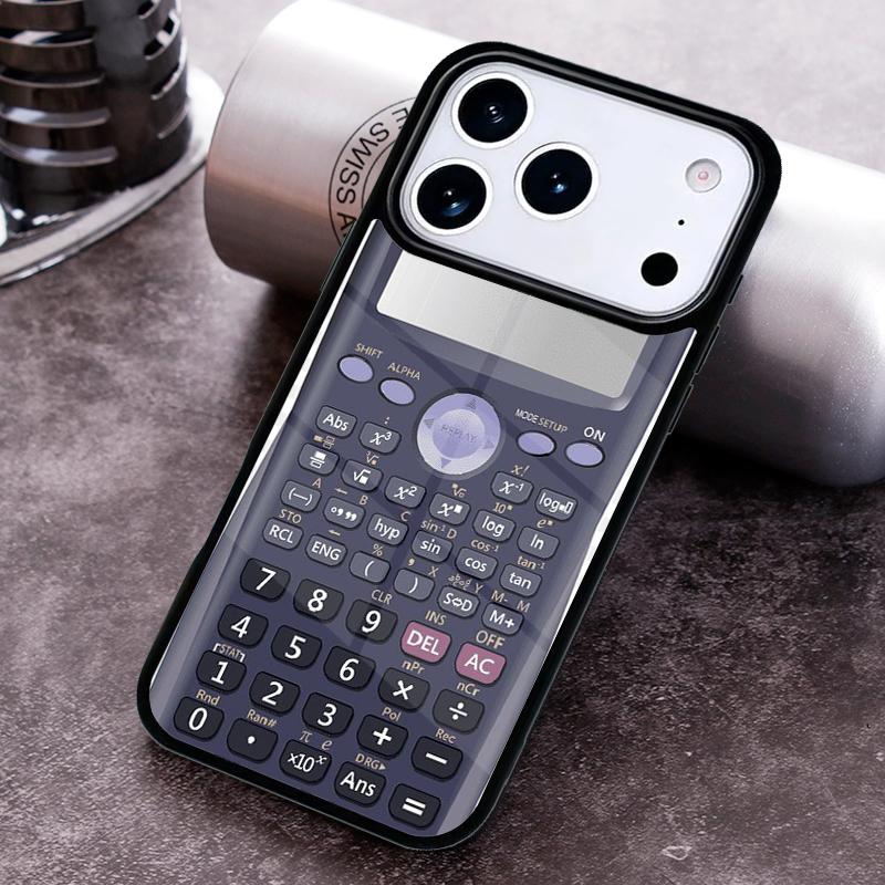 Ретро Чехол-телефон Калькулятор для iPhone 17 16 15 Pro Max Air 14 13 12 11 Plus Ударопрочный Чехол Capa