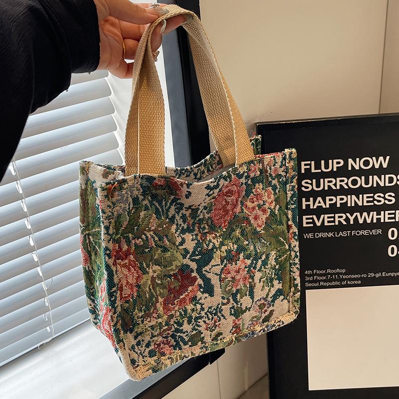 Large-capacity Ethnic Bag Women's 2024 New Trendy and Fashionable Commuter Tote Bag Women's Shoulder Handbag