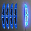 4 шт., полоса бампера для двери автомобиля, универсальная светоотражающая защита от царапин, защита от царапин, защита края двери, отделка