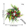 Wildflower Garland, Wall Decoration, Spring Simulated Flower Vine Circle, Plant Eternal Flower, Door Hanging, Festival Decoration