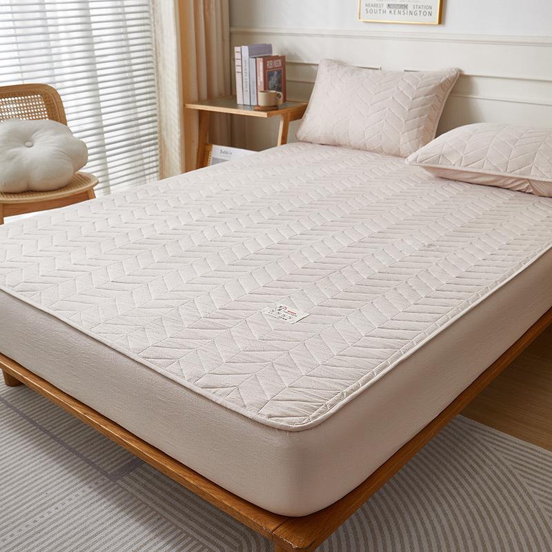 Хлопковая водонепроницаемая простыня на подкладке, утолщенная стираная хлопковая трехсекционная наматрасница Simmons