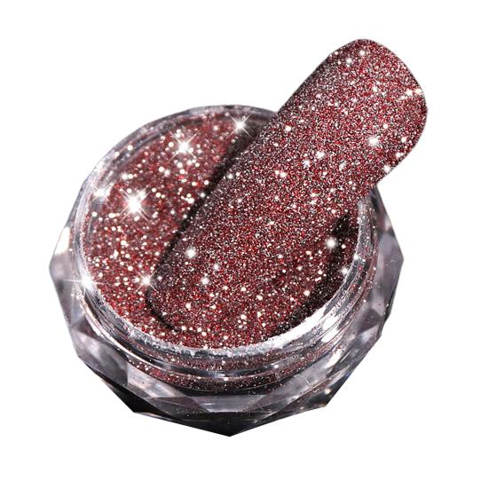 1 коробка пудры для ногтей стильная пудра с стойким эффектом, привлекающая внимание блестящая пудра для ногтей для женщин