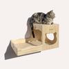 Woodiness Cat Tree House Scratching Climbing Platform Wall Mounted Cat Climbing Ladder Wood Stairs Kitty Gift Pet Supplies