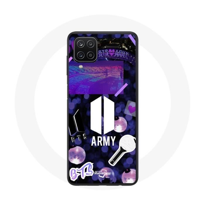 Case for Samsung Galaxy A12 Bangtan Sonyeondan BTS Logo Army Bomb Lightstick