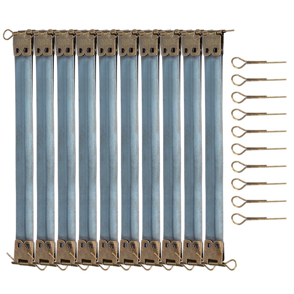 10 шт. металлические внутренние гибкие рамки ретро для монет кошельки сумки пенал DIY аксессуар