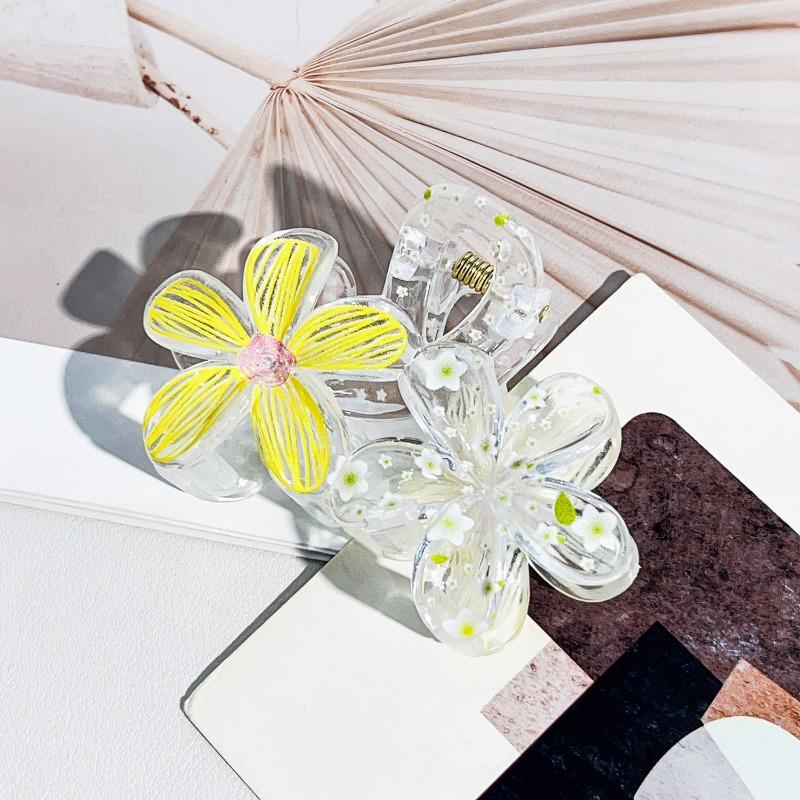 Милые и свежие заколки-крабики для волос в стиле граффити, заколки-акулы для пучка на затылке, аксессуары для волос