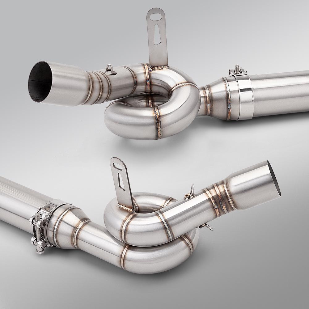 Motorcycle Exhaust Mod Kit: Compatible with Zhang Xue 500RR - Includes Header and AR Tail Section