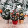 20 см подарочный декор для вечеринки Navidad украшение искусственное растение стол рождественская елка мини рождественская елка настольное украшение