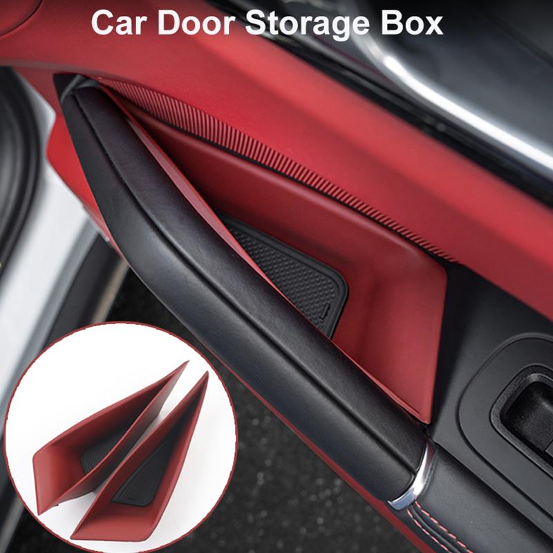 Для Porsche Cayenne Macan ящик для хранения ручек дверей автомобиля передняя задняя дверь органайзер ключи держатель телефона аксессуары для салона автомобиля с левым рулем