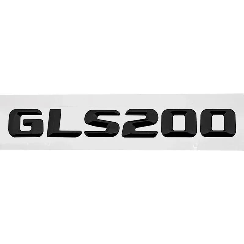 Car Rear Sticker Alphabet Trunk Badge Decal Exterior for Mercedes Benz GLS200 GLS250 GLS260 GLS300 GLS320 GLS350 Accessories BC2