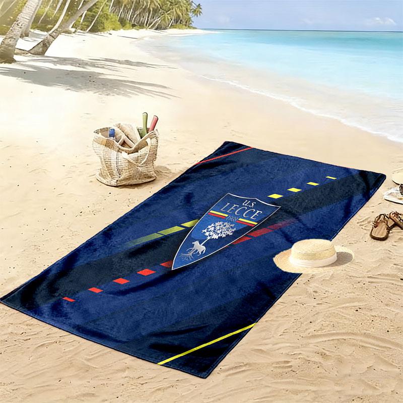 Lecce Heroes Print Beach Towel, Large Soft Quick Dry Towel for Beach Camping Swimming