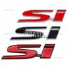 Автомобильный Стайлинг 3D металлический клейкий значок из хром-цинкового сплава SI эмблема значок авто аксессуар