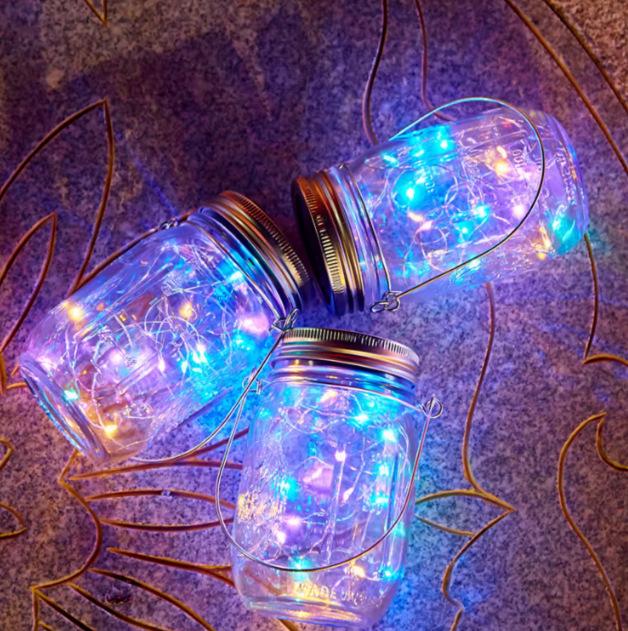 Солнечные потрескивающие подвесные фонари для украшения улицы, двора, сада, двора и балкона