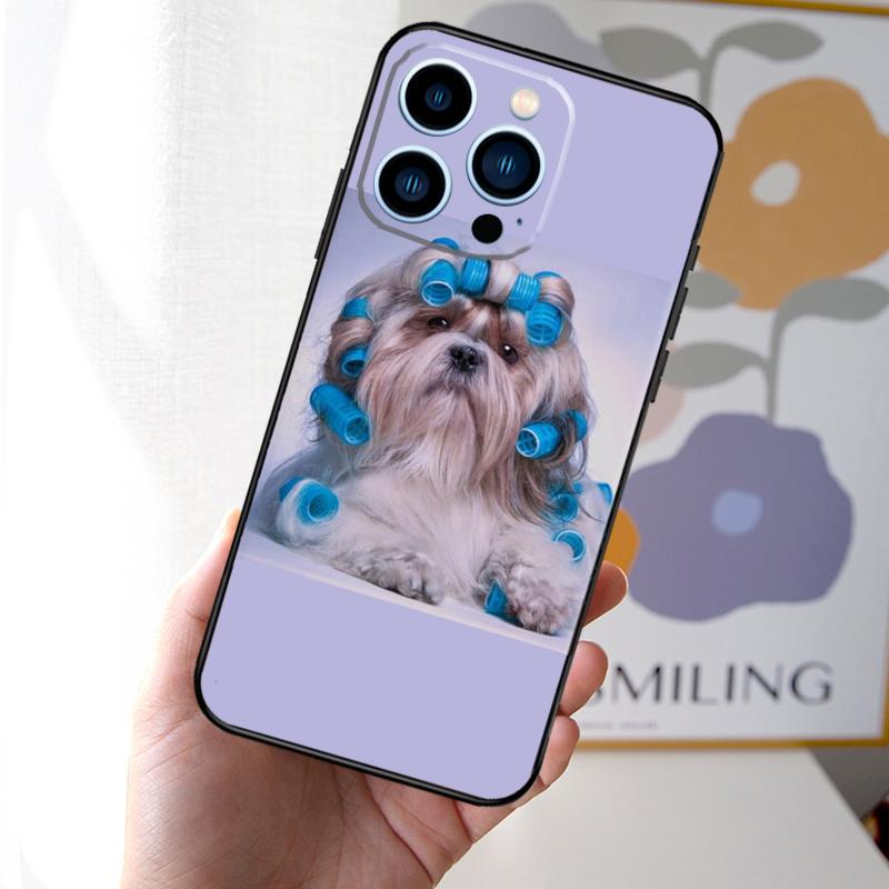 Чехол для щенков Ши-тцу Coque Для iPhone 11 12 Pro Max Mini X XS XR 7 8 Plus Чехол Для iPhone 13 Pro Max Чехол