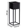 Concove loft plant stand 60 cm black