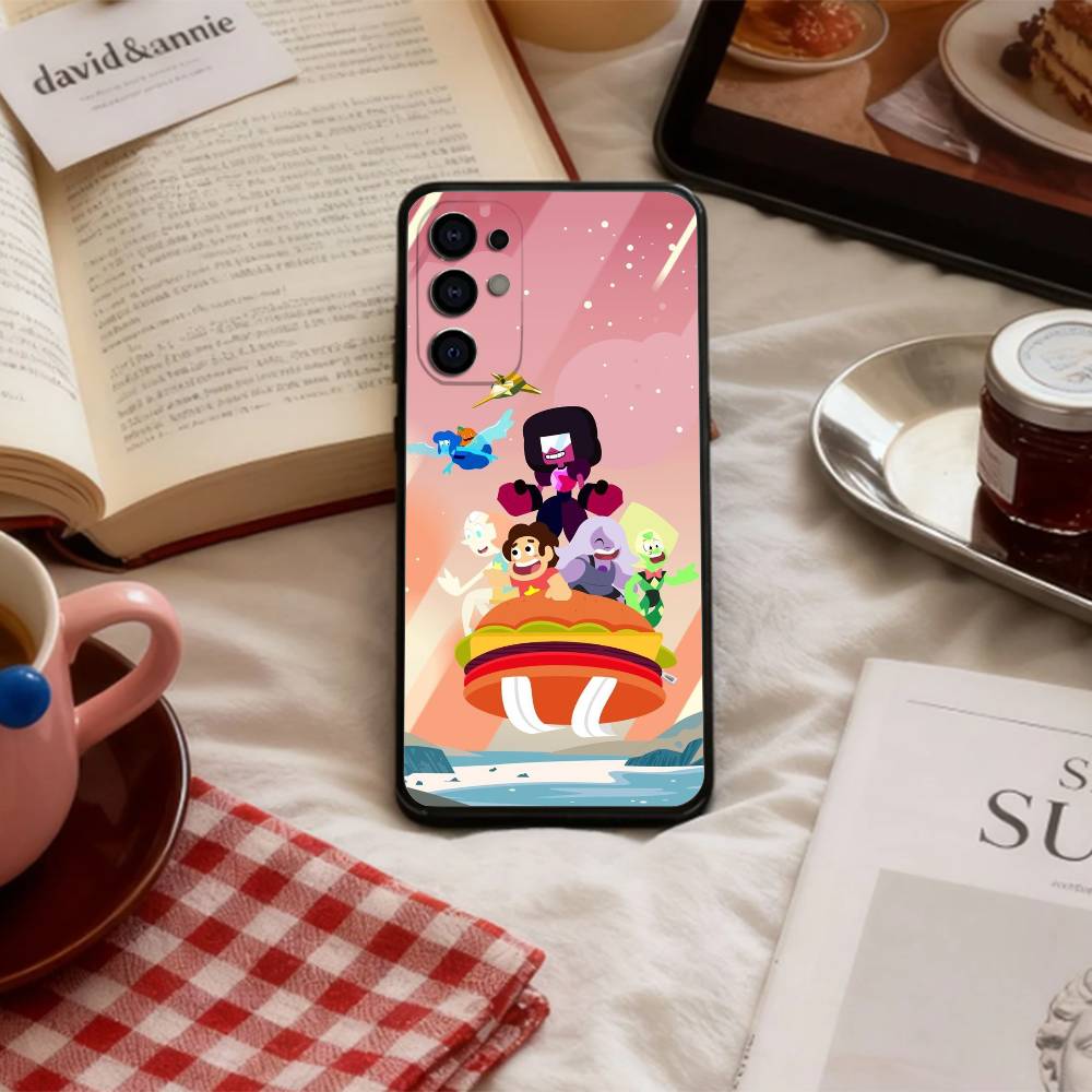 LGBTQ S-Steven U-Universe Phone Case For Samsung S 25,24,23,22,30,21,10,9,Ultra,Plus,Lite,FE,4,5 G Soft Black Case