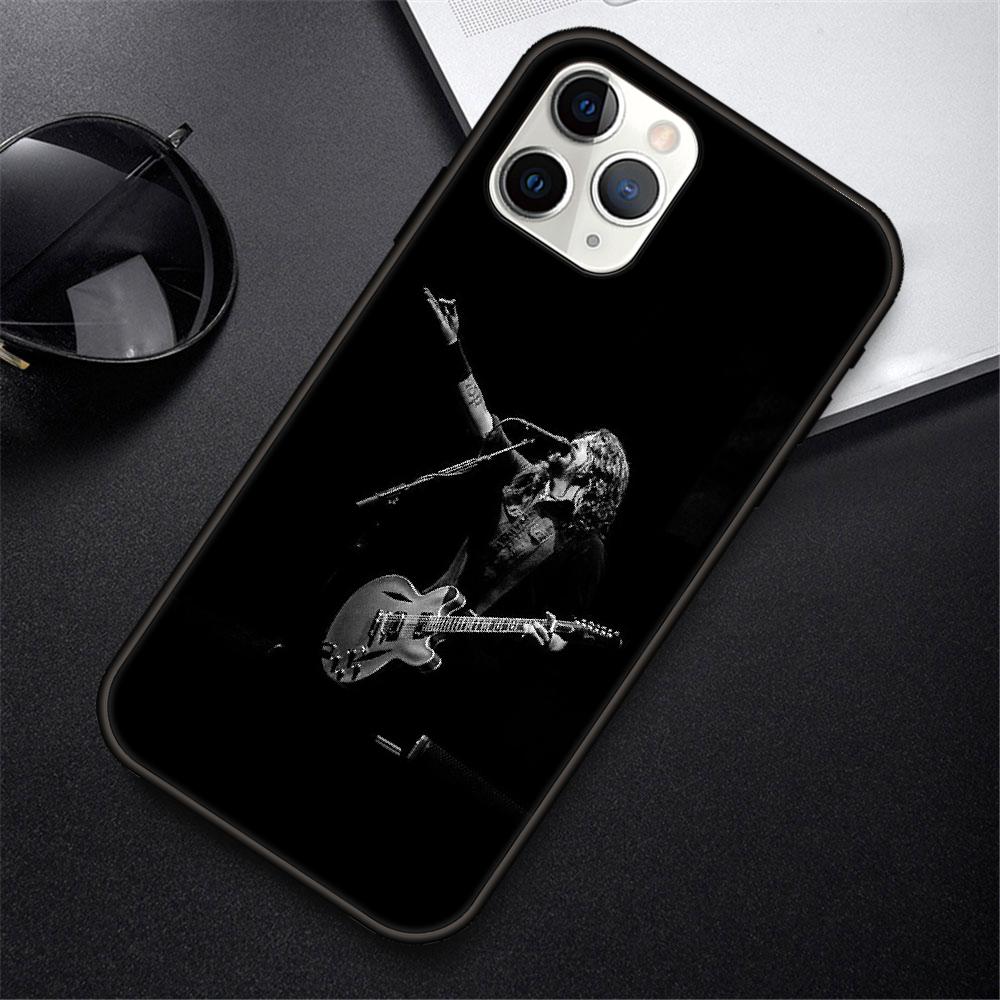 Phone Case For IPhone 12 Mini 11 Pro XR X MAX SE XS 5 6 6S 7 8 E Plus Black Cover Funda Luxury Bumper Silicone FOO FIGHTERS
