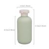 1/5pcs 200ml Empty Lotion Refillable Bottle Hand Foaming Soap Dispenser Shampoo Shower Gel Plastic Bottle Bathroom Supplies