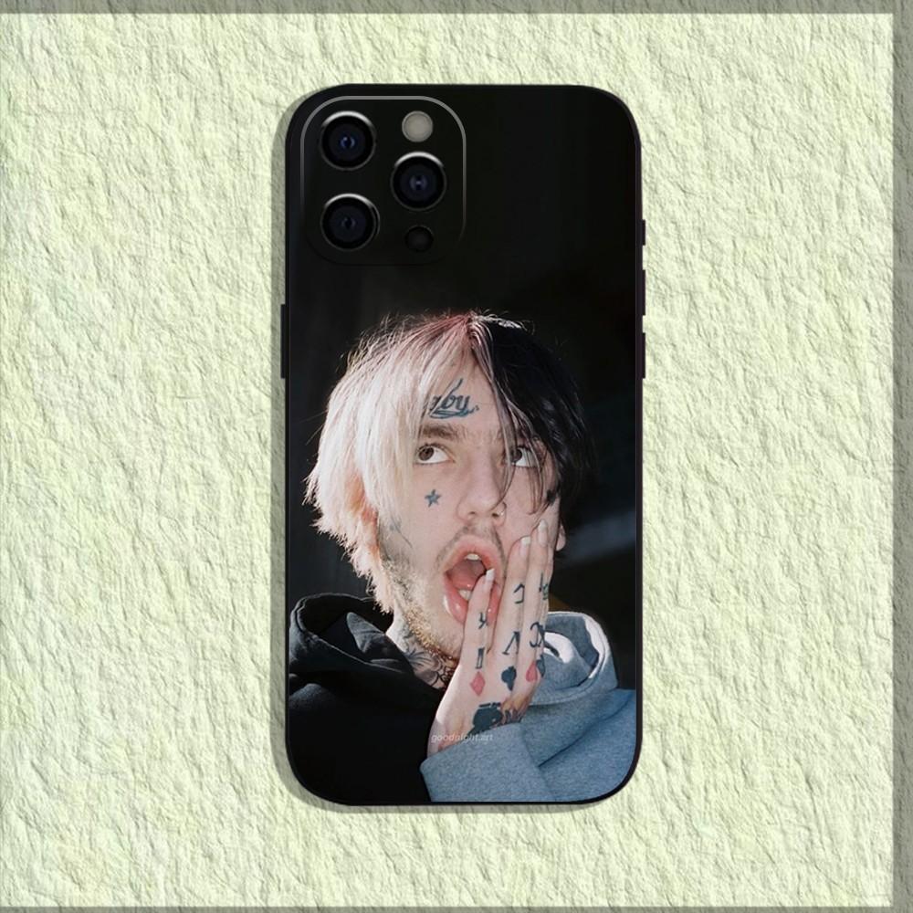 Чехол на телефон L-Lil Peep Cry Baby для iPhone 16,15,14,13,12,11,Pro,X,XS,Max,XR,Plus,Mini Мягкий черный чехол