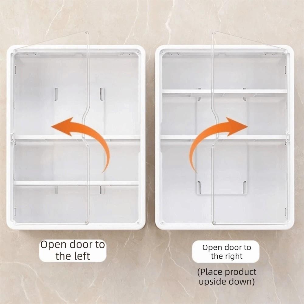 Large Capacity Wall Mounted Display Rack Removable Shelves Bathroom Organizer  Office Organization