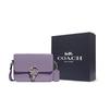 Coach Studio 12 Push Button Closure Leather Mini Shoulder Crossbody Bag Women bags Purple CE762-LHVHM