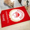 Custom Name Royal Soccer Team Crest Carpet Rug Customizable Soft Washable Anti-Slip Home Living Room Sofa Mats Personalized Rug. 0909209