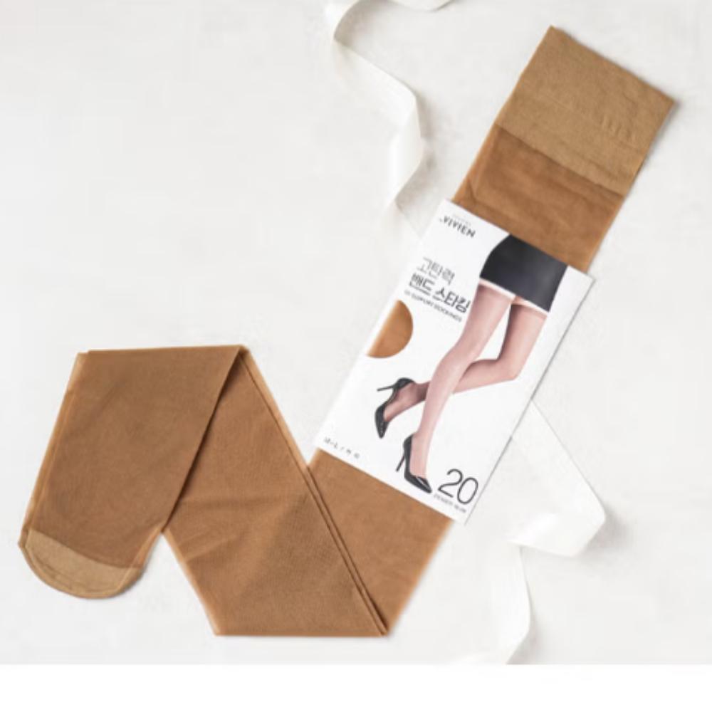 Vivien Pandora Band чулки кофейного цвета 4 штуки