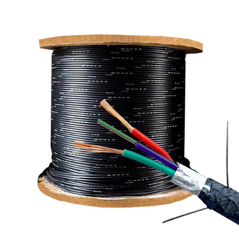 LFOC Outdoor Armored 4-Core Single-Mode Fiber Optic Cable