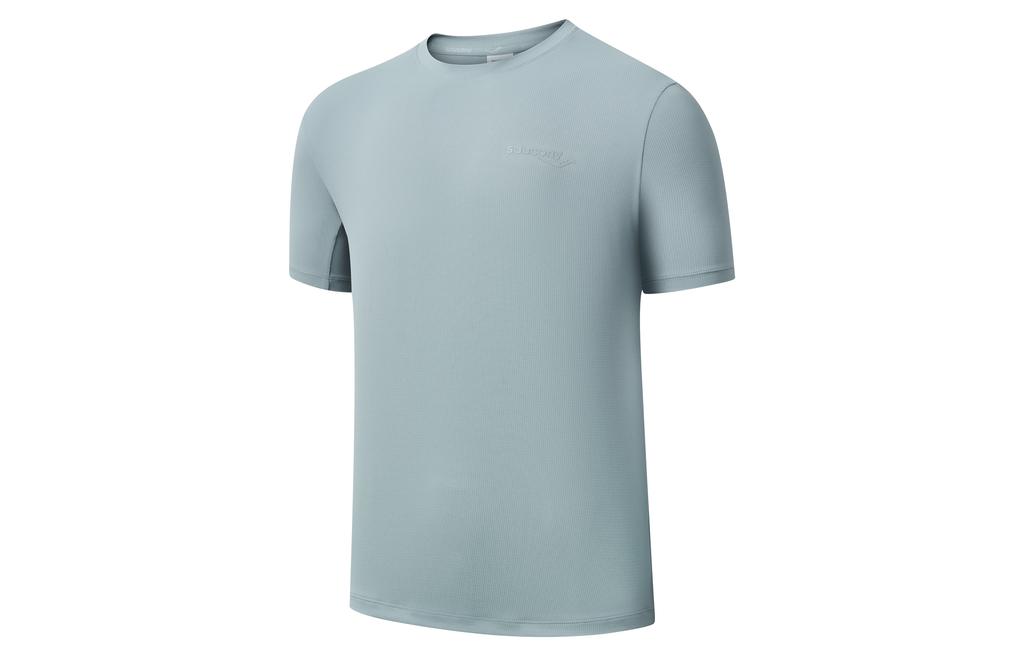 Men's T-Shirt Saucony T Shirt Men's Matte Gray