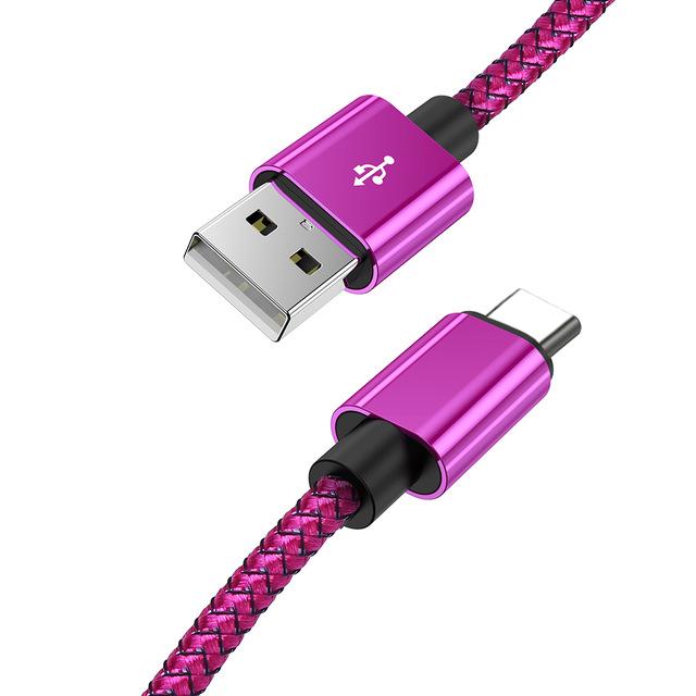 Кабель USB типа C для быстрой зарядки Кабели USB C Кабель для передачи данных Зарядное устройство для Oneplus 8T 10R Samsung S9 Note9 Huawei P20Pro Xiaomi11 12 13 Redmi Note10 POCO X4 M5