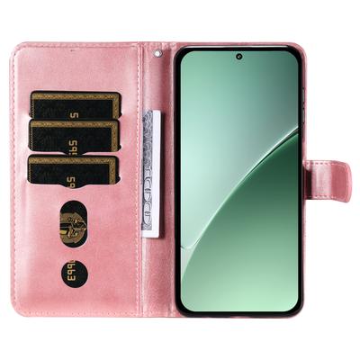 Для Xiaomi 15 Pro Чехол Кошелек на молнии Текстура телячьей кожи Искусственная кожа Чехол для телефона