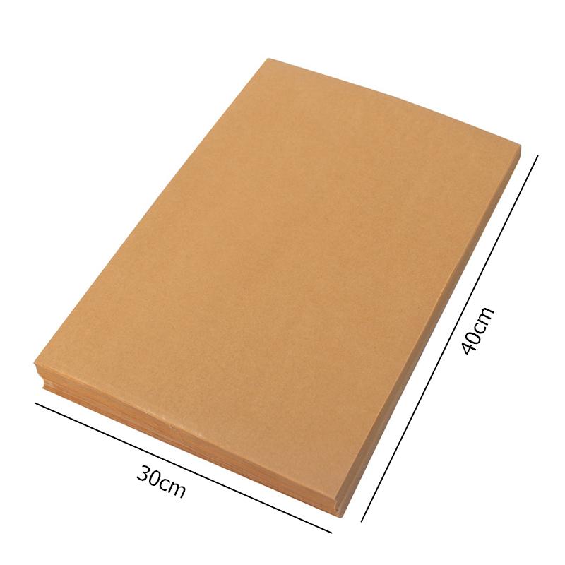 100 шт. Пергаментная бумага для выпечки, листы, антипригарная, предварительно нарезанная, пергамент для выпечки, не скручивается, не горит, вощеная бумага JT70