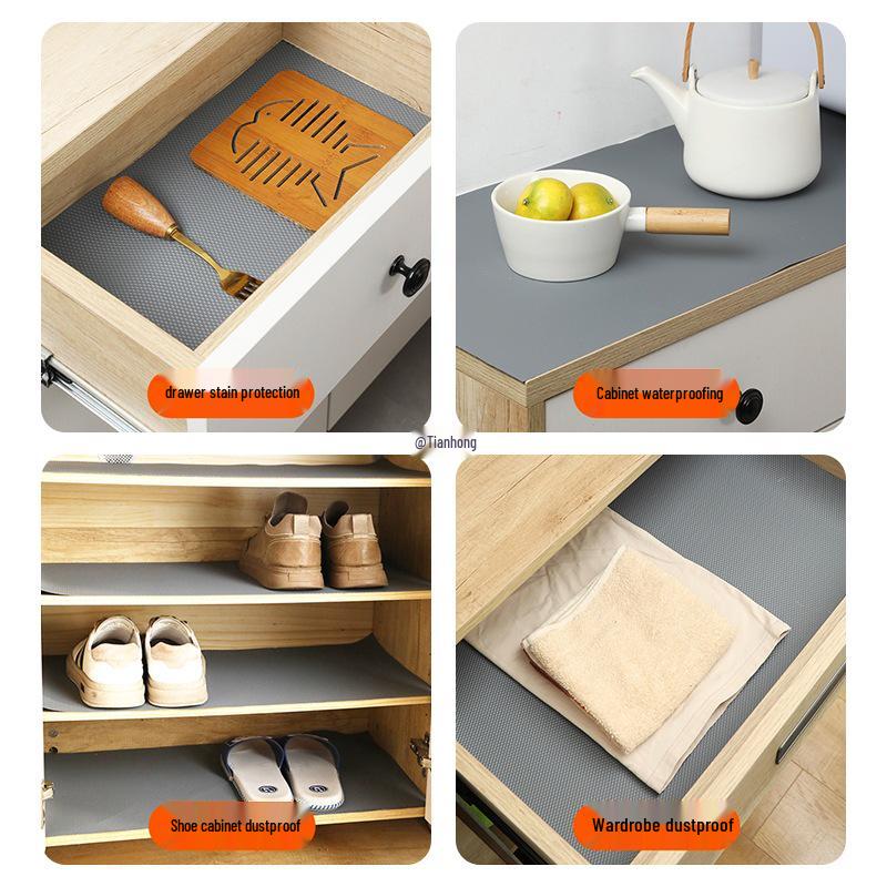 Водонепроницаемый и маслостойкий нескользящий коврик для кухни, гардероба и обувницы – устойчивый к влаге, пыли и грязи.