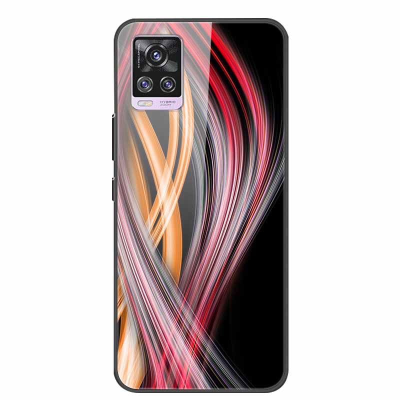 6.44" Tempered Glass Case For Vivo V20 Pro Case V 20 Pro Soft Bumper Hard Back Cover For Vivo V20 Pro 2020 Phone Case Coque Para